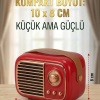 ® Yeni Ürün Nostaljik Retro Bluetooth FM Radyo, USB ve Bluetooth Kablosuz Hoparlör